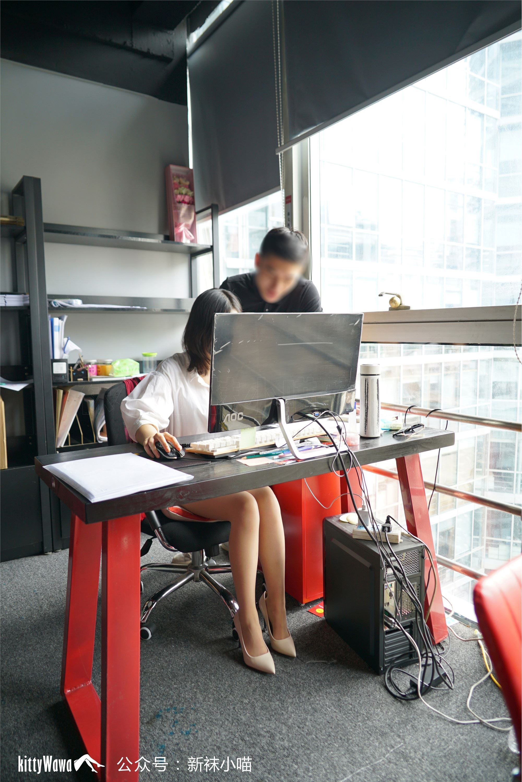 kittyWawa袜小喵故事集  KTS014 加班